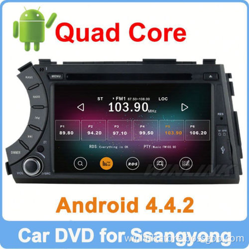 Ownice Quad Core Cortex A9 Pure Android 4.4.2 for Kyron Actyon 2006-2012 dvd radio Support TPMS OBD